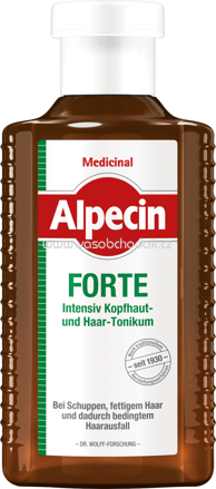 Alpecin Haarwasser Medicinal Intensif Kopfhaut und Haar Tonikum Forte, 200 ml