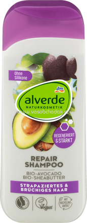 Alverde NATURKOSMETIK Shampoo Repair Bio-Avocado, Bio-Sheabutter, 200 ml