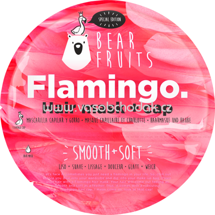 Bear Fruits Haarmaske Flamingo, Hair mask + cap, 20 ml