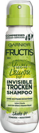 GARNIER Fructis Trockenshampoo Lemon, 100 ml