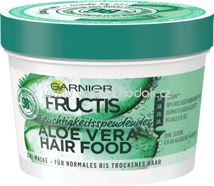 GARNIER Fructis Maske ALOE VERA HAIR FOOD, 390 ml