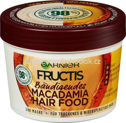 GARNIER Fructis Maske MACADAMIA HAIR FOOD, 390 ml