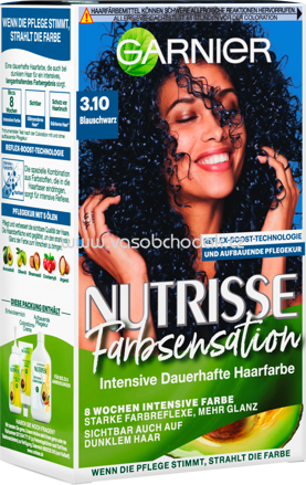 GARNIER Nutrisse Farbsensation Haarfarbe Blauschwarz 3.10, 1 St