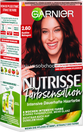 GARNIER Nutrisse Farbsensation Haarfarbe Dunkles Mahagoni 2.60, 1 St