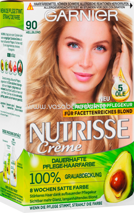 GARNIER Nutrisse Crème Haarfarbe Hellblond 90, 1 St