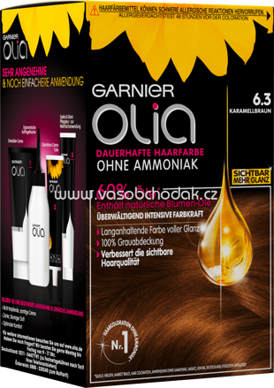 GARNIER Olia Haarfarbe Karamellbraun 6.3, 1 St