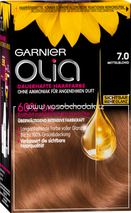 GARNIER Olia Haarfarbe Mittelblond 7.0, 1 St