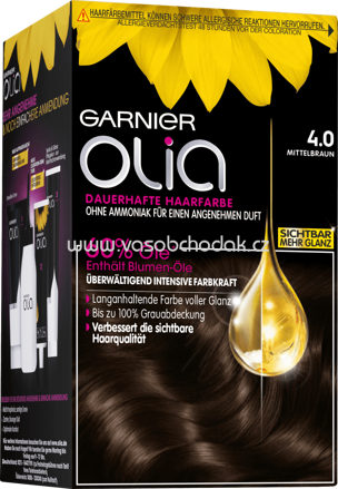 GARNIER Olia Haarfarbe Mittelbraun 4.0, 1 St