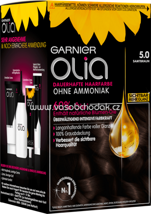 GARNIER Olia Haarfarbe Samtbraun 5.0, 1 St