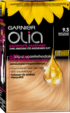GARNIER Olia Haarfarbe Sehr Helles Goldblond 9.3, 1 St