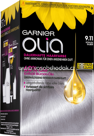 GARNIER Olia Haarfarbe Kühles Silber 9.11, 1 St