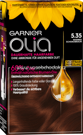 GARNIER Olia Haarfarbe Warmes Schokobraun 5.35, 1 St