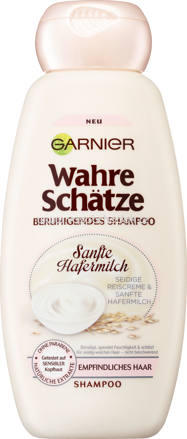 GARNIER Wahre Schätze Shampoo Sanfte Hafermilch, 300 ml