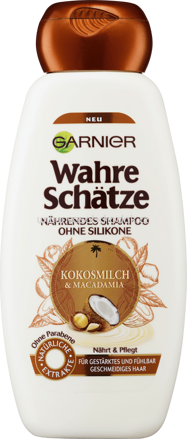 GARNIER Wahre Schätze Shampoo Kokosmilch, 300 ml