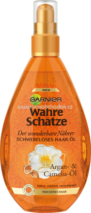 GARNIER Wahre Schätze Haaröl Argan- & Camelia-Öl, 150 ml