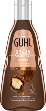 GUHL Shampoo Farbglanz Braun, 250 ml