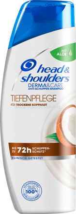 head&shoulders Shampoo Anti-Schuppen Tiefenpflege mit Kokosnussöl, 300 ml