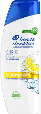 head&shoulders Shampoo Anti-Schuppen Citrus Fresh, 200 ml