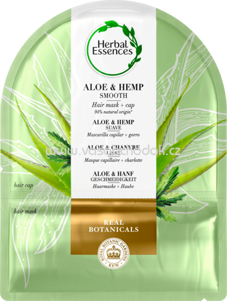 Herbal Essences Haarmaske ALOE & HEMP SMOOTH, Hair mask + cap, 20 ml