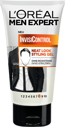 L'ORÉAL Men Expert Styling Gel Invisi Control Neat Look, 150 ml