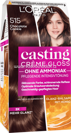 L'ORÉAL Paris Casting Creme Gloss Haarfarbe Intensivtönung Chocolate Cookie 515, 1 St