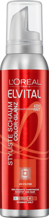 L'ORÉAL Paris Elvital Schaumfestiger Styliste Color-Glanz, 150 ml