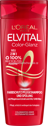 L'ORÉAL Paris Elvital Shampoo & Spülung 2in1 Color Glanz, 250 ml