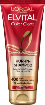 L'ORÉAL Paris Elvital Shampoo KUR-IN-SHAMPOO Color Glanz, 200 ml