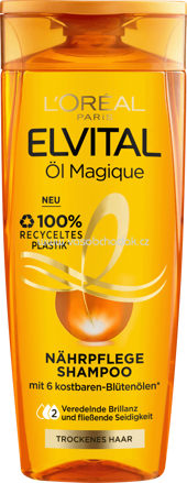 L'ORÉAL Paris Elvital Shampoo Öl Magique Nährpflege, 250 ml