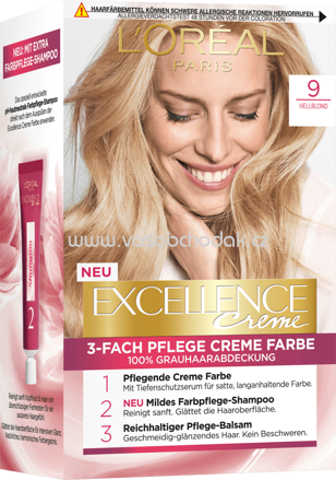 L'ORÉAL Paris Excellence Creme Haarfarbe Hellblond 9, 1 St