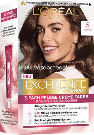 L'ORÉAL Paris Excellence Creme Haarfarbe Hellbraun 5, 1 St