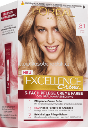 L'ORÉAL Paris Excellence Creme Haarfarbe Kühles Blond 8.1, 1 St