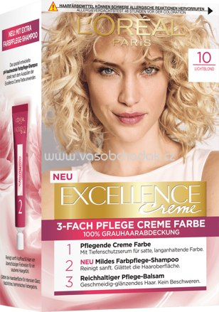 L'ORÉAL Paris Excellence Creme Haarfarbe Lichtblond 10, 1 St