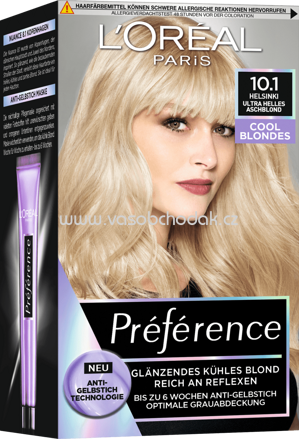 L'ORÉAL Paris Préférence Haarfarbe Cool Blondes Helsinki Ultra Helles Aschblond 10.1, 1 St