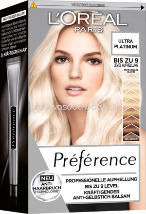 L'ORÉAL Paris Préférence Haarfarbe Ultra Platinum 9L, 1 St