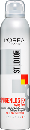 L'ORÉAL Paris Studio Line Haarspray Spurenlos FX 24 Styling Spray, 250 ml