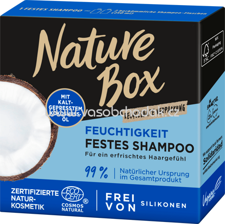 Nature Box Festes Shampoo Kokos, 85g