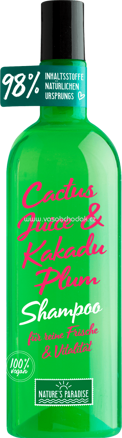 Nature’s Paradise Shampoo Frische und Vitalität CACTUS & KAKADU PLUM, 375 ml