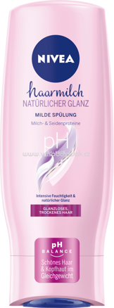 NIVEA Spülung Haarmilch Natürlicher Glanz, 200 ml