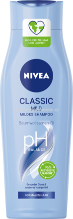 NIVEA Shampoo Classic Mild, 250 ml