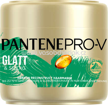 PANTENE PRO-V Haarkur Glatt & Seidig Intensiv-Maske, 300 ml