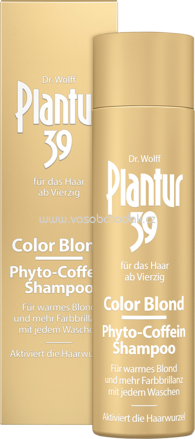 Plantur 39 Shampoo Phyto-Coffein Color Blond, 250 ml