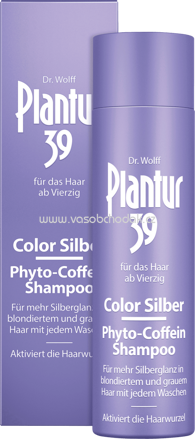 Plantur 39 Shampoo Phyto-Coffein Color Silber, 250 ml