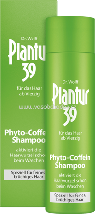 Plantur 39 Shampoo Phyto-Coffein Feines Haar, 250 ml
