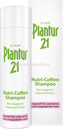 Plantur 21 Shampoo Nutri-Coffein Coloriertes & Strapaziertes Haar, 250 ml