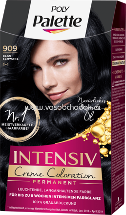 Poly Palette Intensiv Haarfarbe Blau-Schwarz 909, 1 St