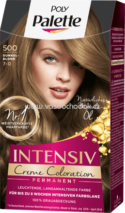 Poly Palette Intensiv Haarfarbe Dunkelblond 500, 1 St