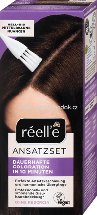réell‘e Haarfarbe Ansatzset Hell-Mittelbraun 6.0, 1 St