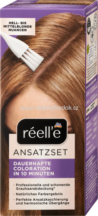 réell‘e Haarfarbe Ansatzset Hell-Mittelblond 9.0, 1 St