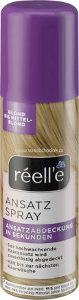 réell‘e Ansatzspray Blond bis Mittelblond, 75 ml